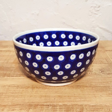 ポーリッシュポタリー BOLESLAWIEC  小どんぶりφ14cm GU971-42