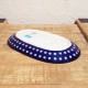 ポーリッシュポタリー BOLESLAWIEC  オーバル プレート 27cm GU1422-166A