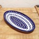 ポーリッシュポタリー BOLESLAWIEC オーバルサービングプレート 27cm GU1103-166A