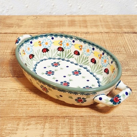 ポーリッシュポタリー MANUFAKTURA グラタン皿 22cm P138-IF45