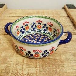 ポーリッシュポタリー MANUFAKTURA ラウンドキャセロール・小φ15cm Z157-P373