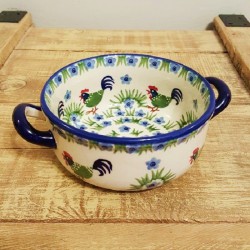 ポーリッシュポタリー MANUFAKTURA ラウンドキャセロール・小φ15cm Z157-P319