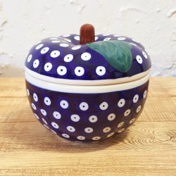 ポーリッシュポタリー BOLESLAWIEC りんごポット 12.0cm  GU1425-42