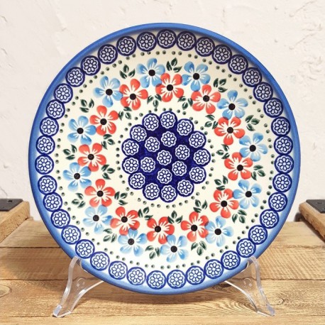 ポーリッシュポタリー WIZA 平皿φ19cm W203-166