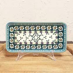 ポーリッシュポタリー WIZA 角皿 23.5cm W160-25A