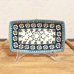 ポーリッシュポタリー WIZA スクエアディッシュ 20cm W262-25A