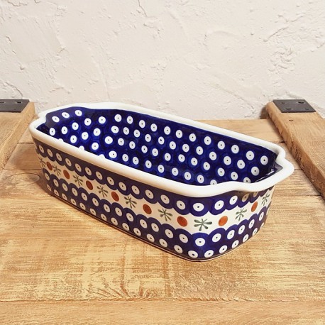 ポーリッシュポタリー BOLESLAWIEC グラタン皿・パウンド型 25cm GU1381-41