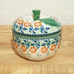 ポーリッシュポタリー MANUFAKTURA りんごポット 12cm J58-KLA