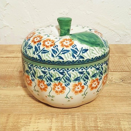 ポーリッシュポタリー MANUFAKTURA りんごポット 12cm J58-KLA