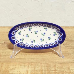 ポーリッシュポタリー VENA オーバル小皿 16cm V112-C022