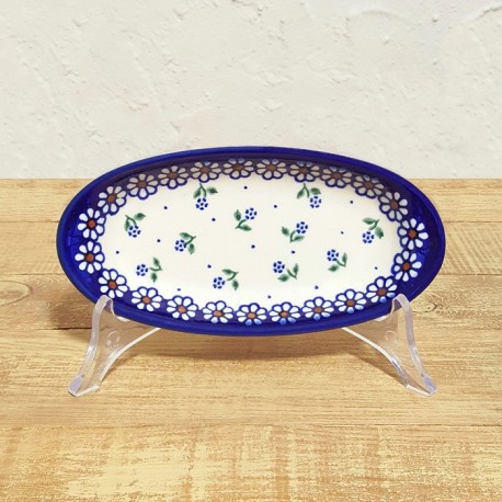 ポーリッシュポタリー VENA オーバル小皿 16cm V112-C022