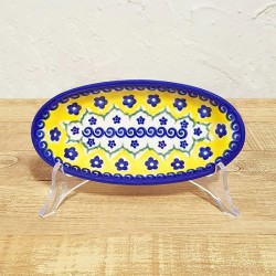 ポーリッシュポタリー VENA オーバル小皿 16cm V112-U199