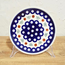 ポーリッシュポタリー BOLESLAWIEC 平皿φ16cm GU818-41