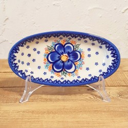 ポーリッシュポタリー VENA オーバル小皿 18cm V113-U097