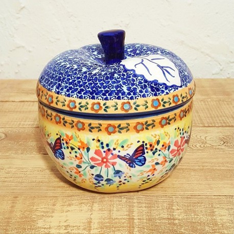 ポーリッシュポタリー MANUFAKTURA りんごポットJ58-WK73