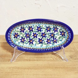 ポーリッシュポタリー VENA オーバル小皿 18cm V113-U047