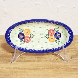 ポーリッシュポタリー VENA オーバル小皿 18cm V113-U079