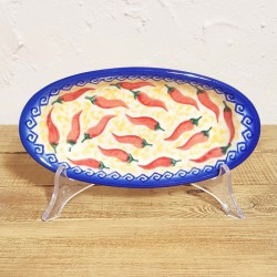 ポーリッシュポタリー VENA オーバル小皿 18cm V113-U117