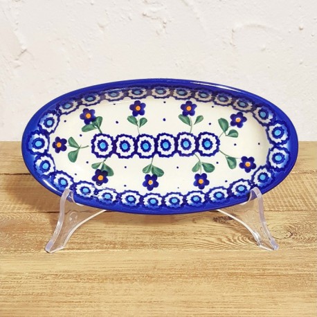 ポーリッシュポタリー VENA オーバル小皿 L 18cm V113-C030