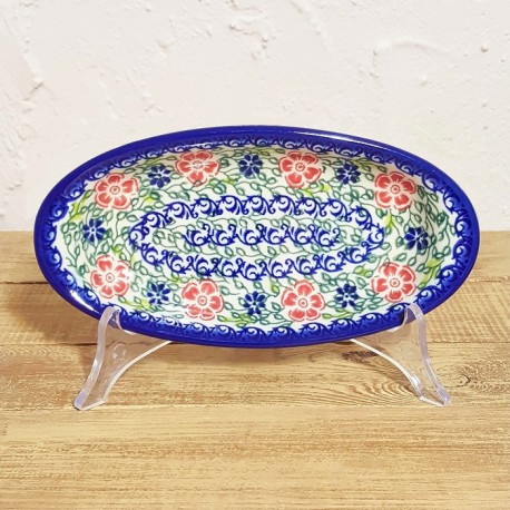 ポーリッシュポタリー VENA オーバル小皿 L 18cm V113-C215