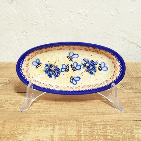 ポーリッシュポタリー VENA オーバル小皿 16cm V112-A007