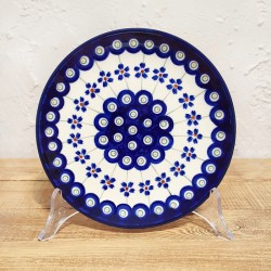 ポーリッシュポタリー BOLESLAWIEC 平皿φ16cm GU818-166A