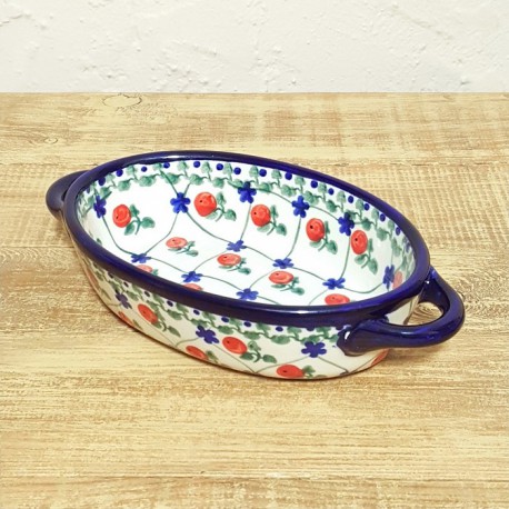 ポーリッシュポタリー MILLENA グラタン皿 (小) 19cm M1119-063R