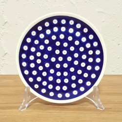 ポーリッシュポタリー BOLESLAWIEC 平皿φ16cm GU818-42