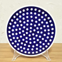 ポーリッシュポタリー BOLESLAWIEC 平皿φ19.5cm GU814-42