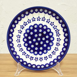 ポーリッシュポタリー BOLESLAWIEC 平皿φ19.5cm GU814-166A