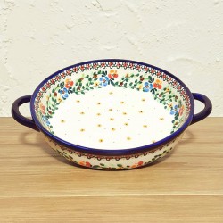 ポーリッシュポタリー MILLENA ラウンドキャセロール φ22cm M1104-B1