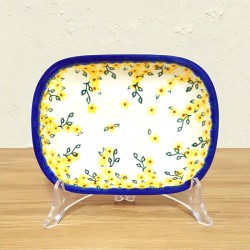 ポーリッシュポタリー VENA オリーブ皿13cm V172-B256