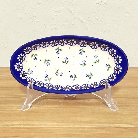 ポーリッシュポタリー VENA オーバル小皿 18cm V113-C022