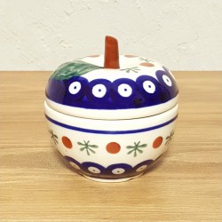 ポーリッシュポタリー BOLESLAWIEC りんごポット 9cm GU1899-41