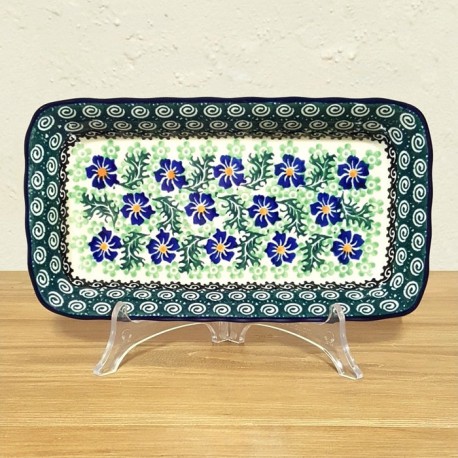 ポーリッシュポタリー CERAMIKA ARTYSTYCZNA スクエアディッシュ 23cm D15-1538X