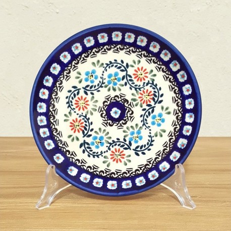 ポーリッシュポタリー BOLESLAWIEC 平皿φ16cm GU818-1145A