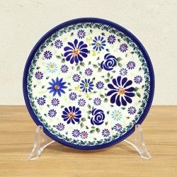 ポーリッシュポタリー BOLESLAWIEC 平皿φ16cm GU818-DU126