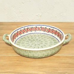 ポーリッシュポタリー MANUFAKTURA ラウンドキャセロール・大φ24cm Z140-P181