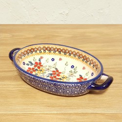 ポーリッシュポタリー MANUFAKTURA グラタン皿 22cm P138-DPLC