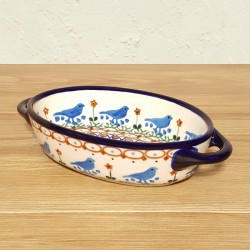 ポーリッシュポタリー MILLENA グラタン皿 19cm M1119-B25F