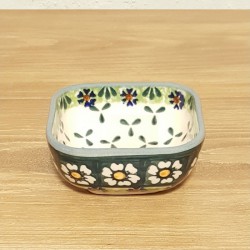 ポーリッシュポタリー WIZA スクエアミニボウル 8cm W161-25A