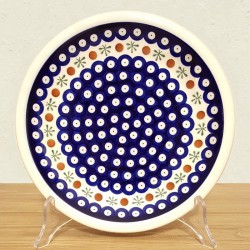 ポーリッシュポタリー BOLESLAWIEC 平皿 24cm GU1001-41