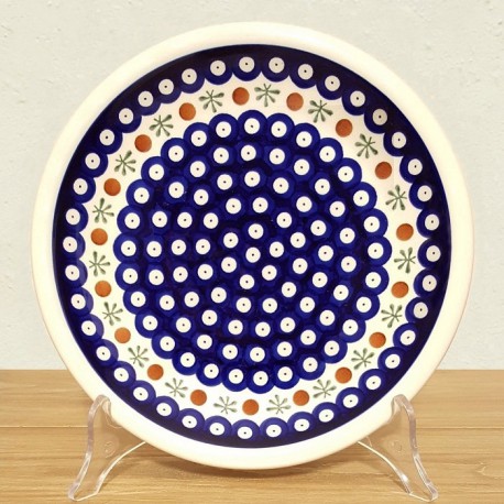 ポーリッシュポタリー BOLESLAWIEC 平皿 24cm GU1001-41