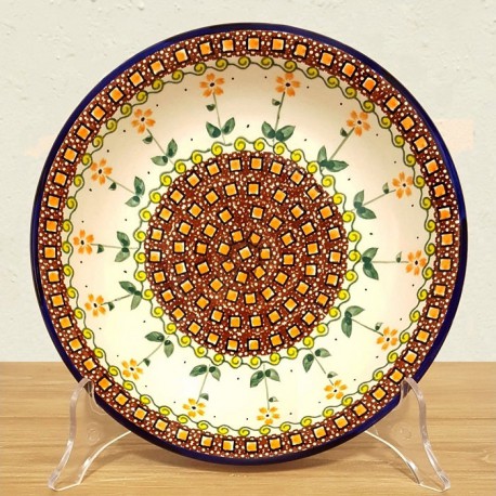 ポーリッシュポタリー MILLENA スープ・パスタ皿 22cm M402-B58