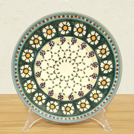 ポーリッシュポタリー WIZA 平皿φ19cm W203-25A