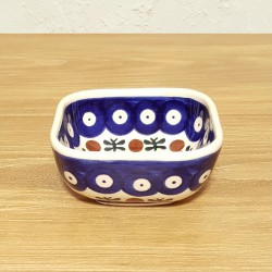 ポーリッシュポタリー WIZA スクエアミニボウル 8cm W161-11