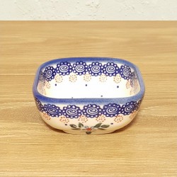 ポーリッシュポタリー WIZA スクエアミニボウル 8cm W161-149