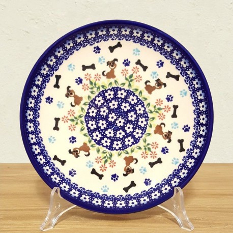 ポーリッシュポタリー DALIA 平皿φ19cm T19-PP