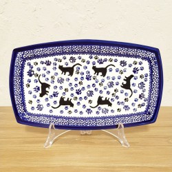 ポーリッシュポタリー IRENA スクエアサービングプレート 26cm TK26-KOT