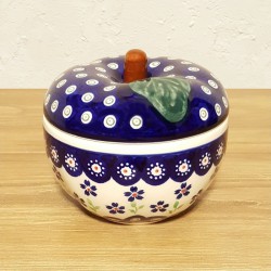 ポーリッシュポタリー BOLESLAWIEC りんごポット 12cm GU1425-912
